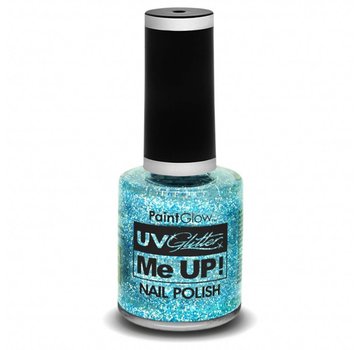 PaintGlow PaintGlow UV Glitter nagellak Ice Blue