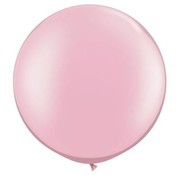 MEGA Topping ballon 80 cm Baby roze