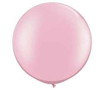 MEGA Topping ballon 80 cm Baby roze