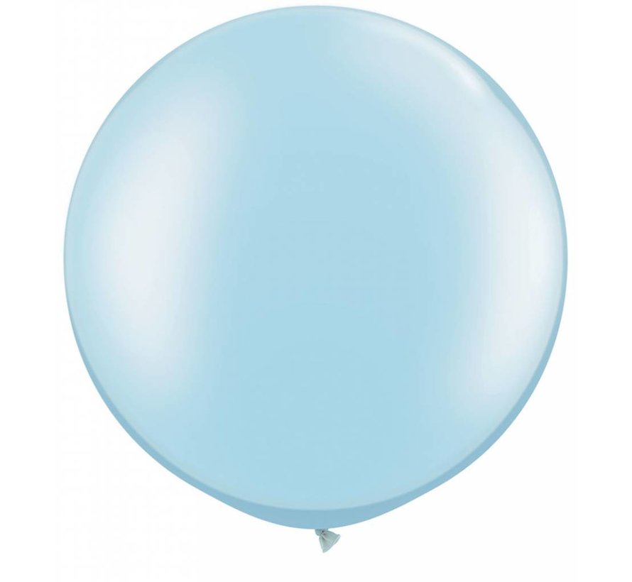 MEGA Topping ballon 80 cm Baby Blauw