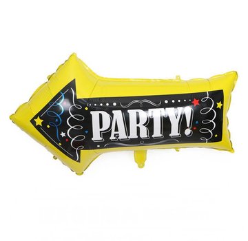 Joni's Winkel Folieballon Party Pijl 50x82 cm