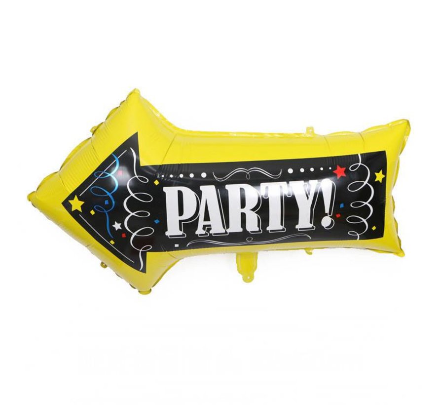 Folieballon Party Pijl 50x82 cm