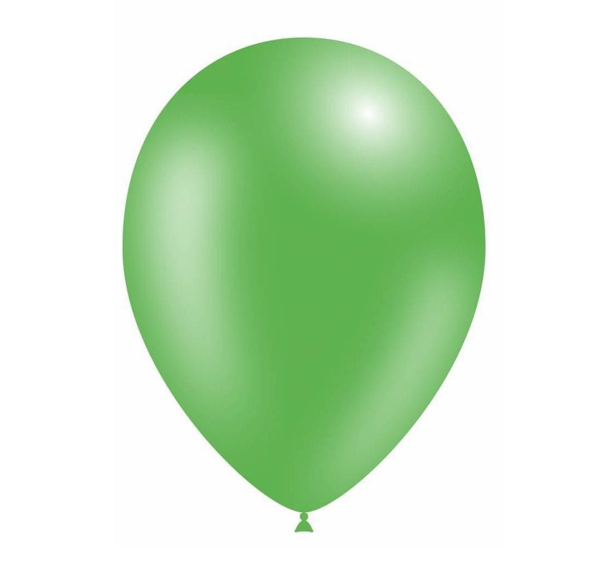 Ballonnen Metallic Groen 18 cm 25 stuks