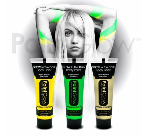 PaintGlow PaintGlow Multipack Body paint Glow in the dark 3in1