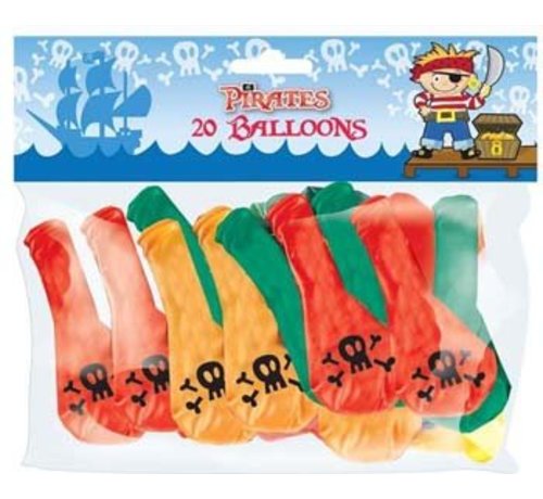 Ballonnen Little Pirate 18 stuks 25cm