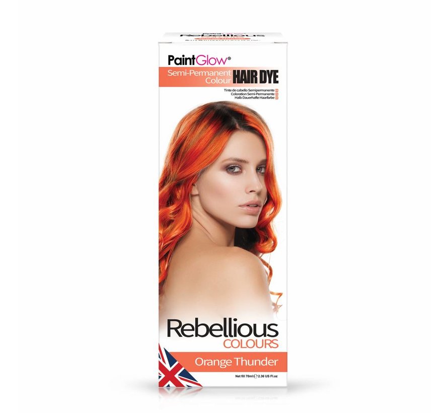 PaintGlow Orange Thunder, semi permanente haarverf - Rebellious Colours