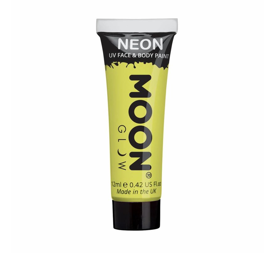 Moon-Glow Neon Face & body paint Pastel Geel