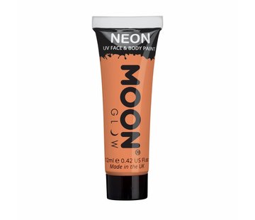 Moon Creations Moon-Glow Neon Face & body paint Pastel Oranje