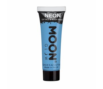 Moon Creations Moon-Glow Neon Face & body paint Pastel Blauw
