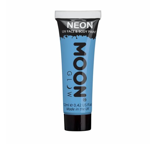 Moon Creations Moon-Glow Neon Face & body paint Pastel Blauw