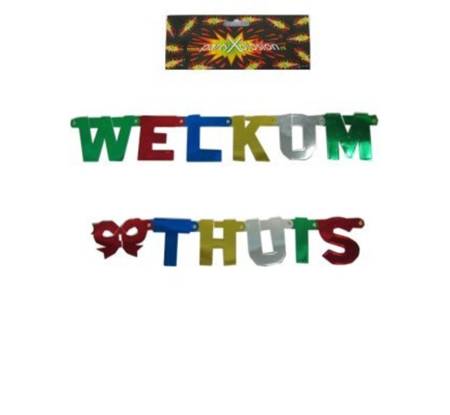 Letterslinger Welkom thuis 1,8 M