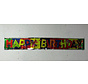 Happy Birthday banner Zwart