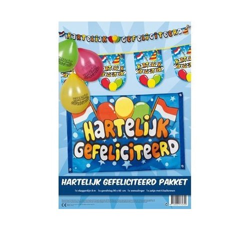 Hartelijk gefeliciteerd pakket