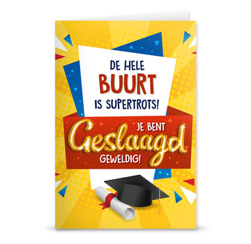 Miko Geslaagd ballon "De hele buurt"