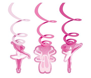 Amscan Swirls Ballerina 6 stuks