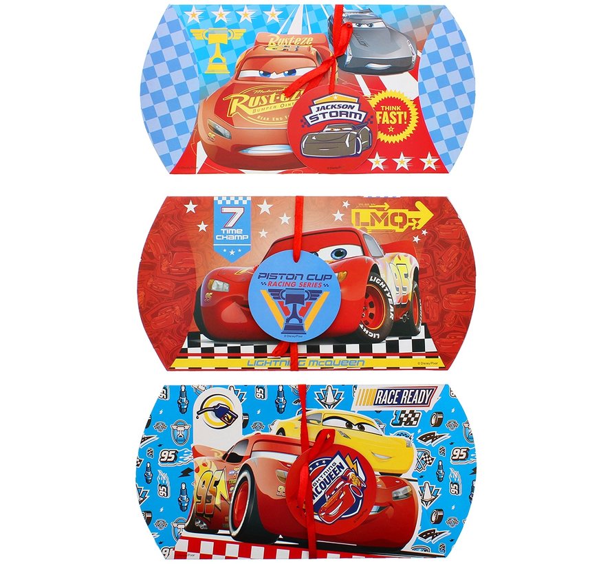 Cadeau verpakking Cars 3 stuks