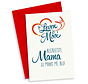 Life is Beautiful Kaart "Allerliefste Mama jij maakt me blij"