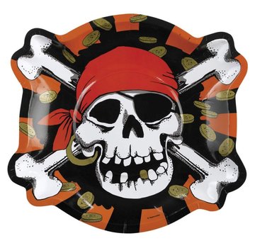 Riethmuller Borden Jolly Roger 25 cm 6 stuks