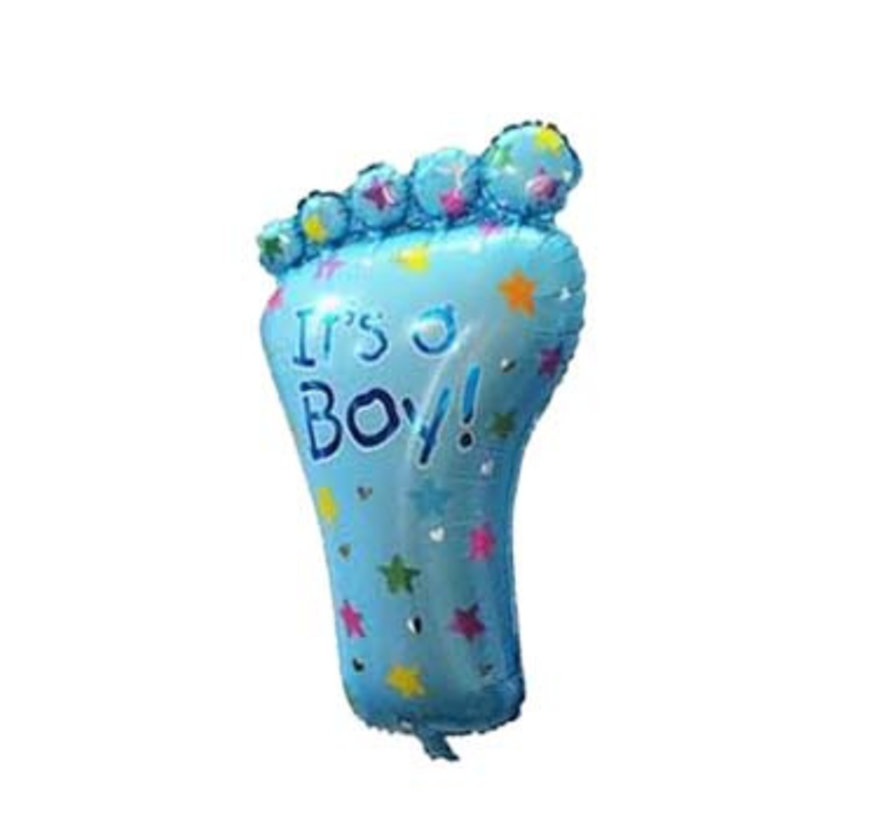 Grote XL Folie ballon baby voet