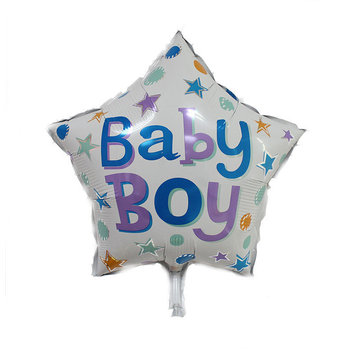 Joni's Winkel Ballon baby boy ster 45x45 cm