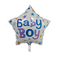 Ballon baby boy ster 45x45 cm