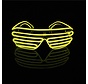 El Wire Shutter bril Geel - El Wire Shutter glasses Yellow