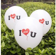 Joni's Winkel Ballonnen I L U Hearts 8 stuks 30 cm