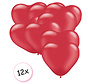 Ballonnen Hart Rood 12 stuks 26 cm