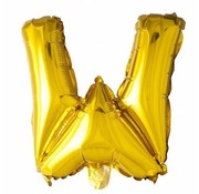 Joni's Winkel Folieballon W Goud 35 cm