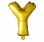 Folieballon Y Goud 35 cm