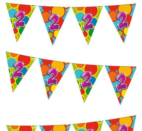 Haza Original Vlaggenlijn 2 rondjes 10 meter