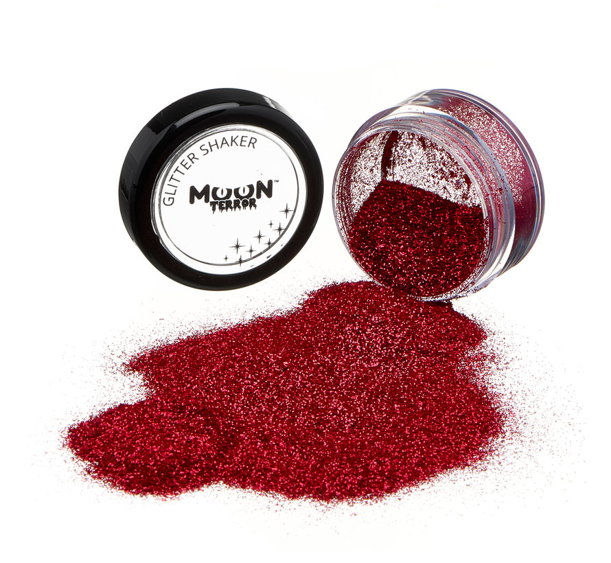 Moon-Terror Glitter shaker Blood red