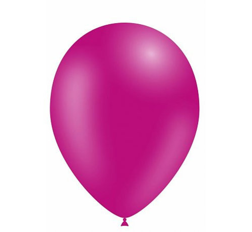 PartyXplosion Ballonnen Metallic fuchsia 50 stuks 32 cm