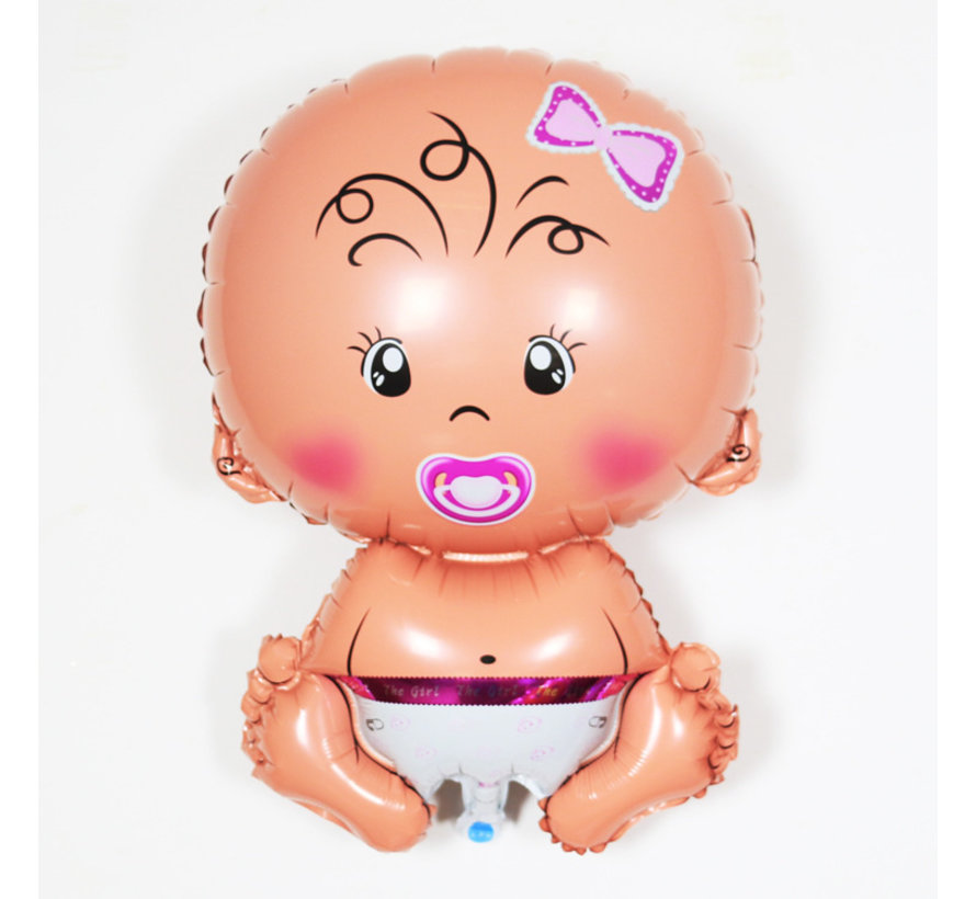 Folieballon Baby meisje 44x22cm