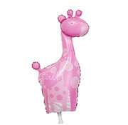 Joni's Winkel Folieballon Giraffe It's a Girl 55x23 cm