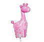 Folieballon Giraffe It's a Girl 55x23 cm