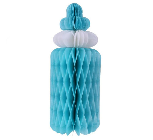 Joni's Winkel Honeycomb Baby fles blauw