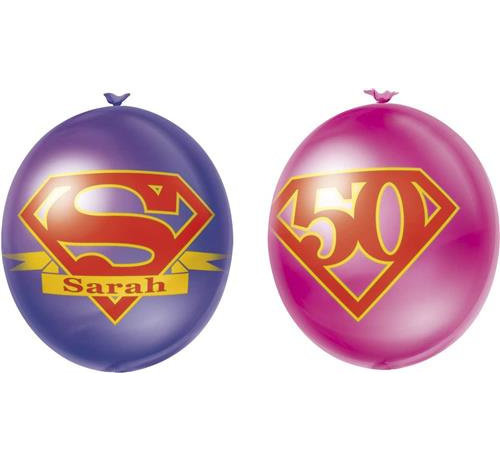 Ballonnen Super Sarah 10 stuks 30 cm