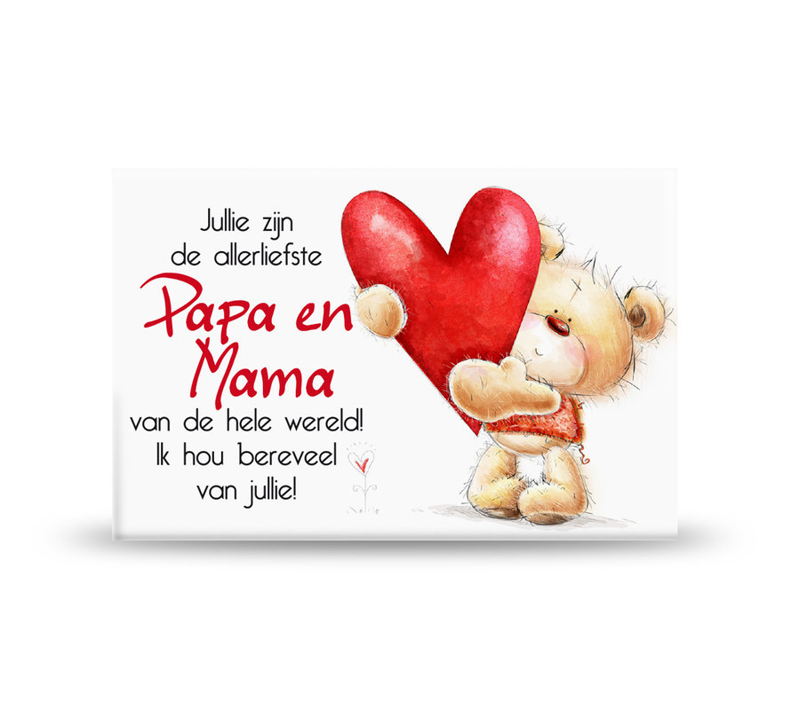 Magneet "Papa & Mama"