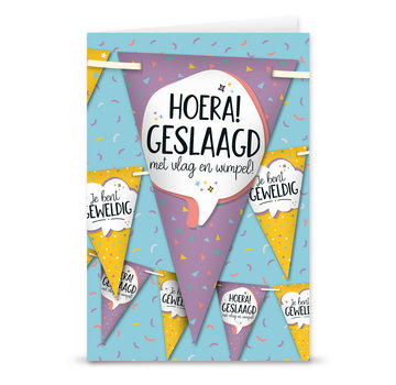 Miko Feestvlaggen "Geslaagd"