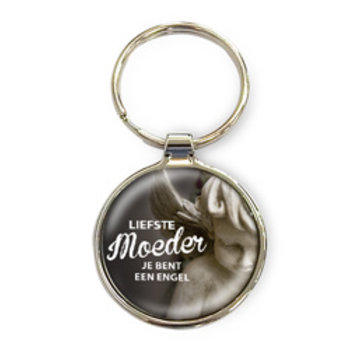 Miko Luxe sleutelhanger "Liefste moeder"