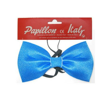 Vlinder strik Papillon blauw