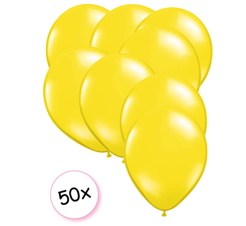 Joni's Winkel Ballonnen Geel 50 stuks 27 cm