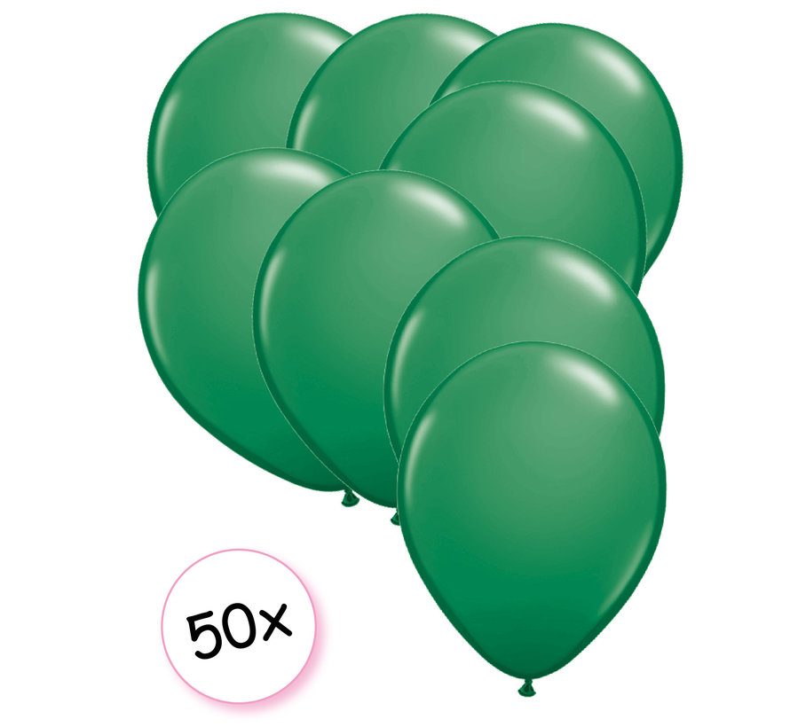 Ballonnen Groen 50 stuks 27 cm
