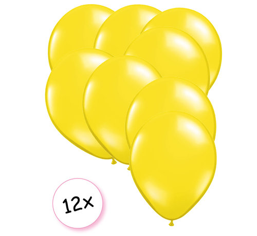 Joni's Winkel Ballonnen Geel 12 stuks 27 cm