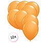 Ballonnen Oranje 12 stuks 27 cm