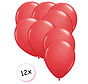 Ballonnen Rood 12 stuks 27 cm