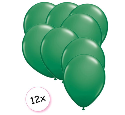 Joni's Winkel Ballonnen Groen 12 stuks 27 cm