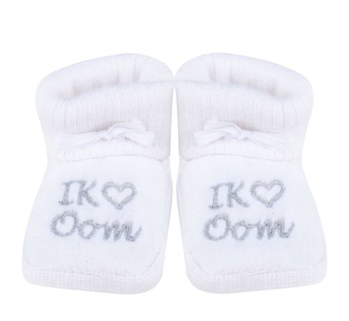 Slofjes: I love oom wit