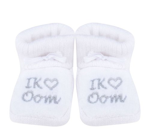 Slofjes: I love oom wit